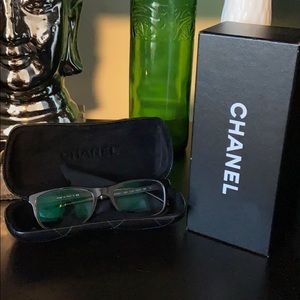 Chanel Glasses Frame Tortoise & Wood